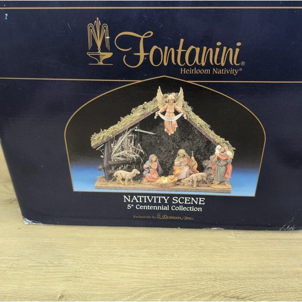 Vintage Fontanini Nativity Scene 5